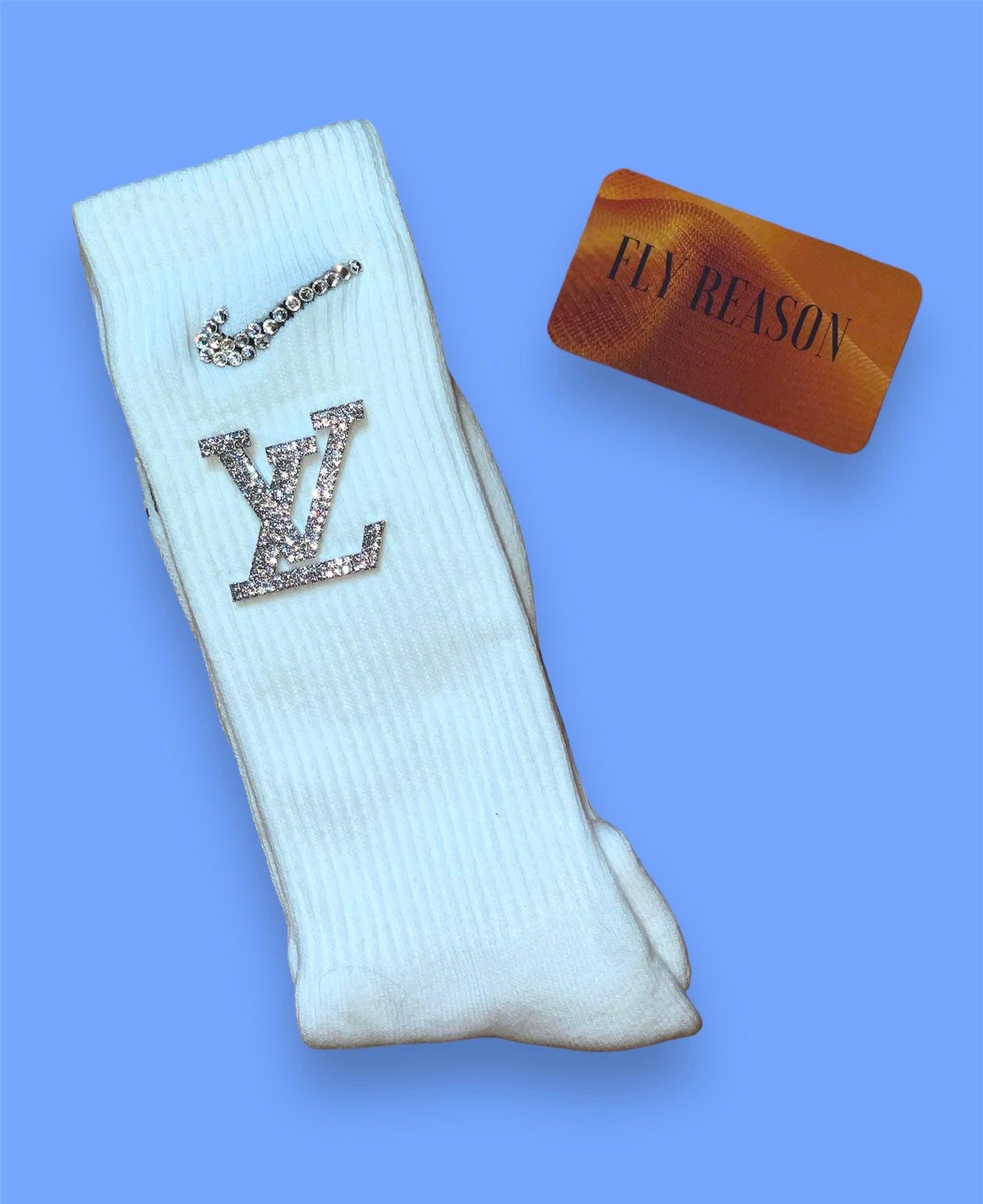 RECONSTRUCTED CLASSIC NIKE SOCKS (BROOCHE)